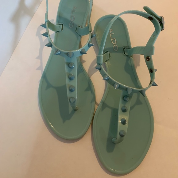 aldo plastic sandals